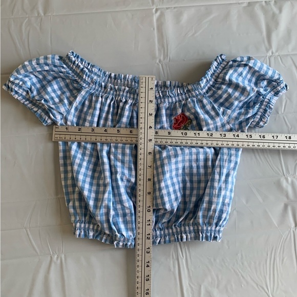 ๐บ Streetwear Society Plaid Checkered Crop Top - Women's  Size Medium ๐บ - Picture 7 of 10